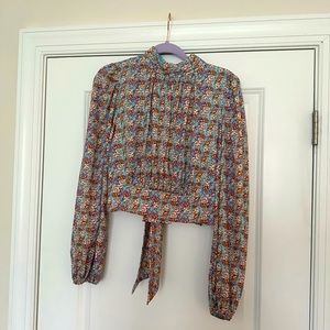 Floral long sleeve Spring top